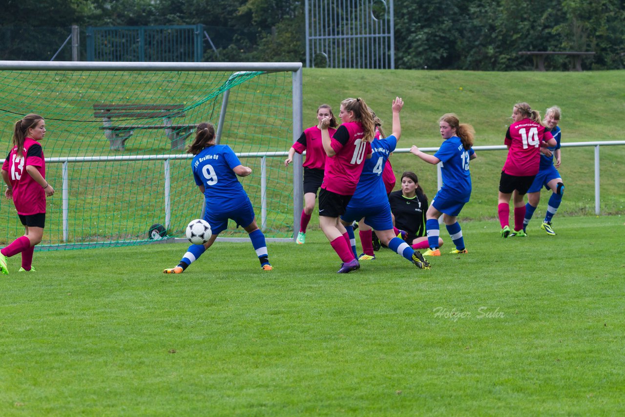 Bild 411 - B-Juniorinnen FSG BraWie 08 - JSG Sandesneben : Ergebnis: 2:0